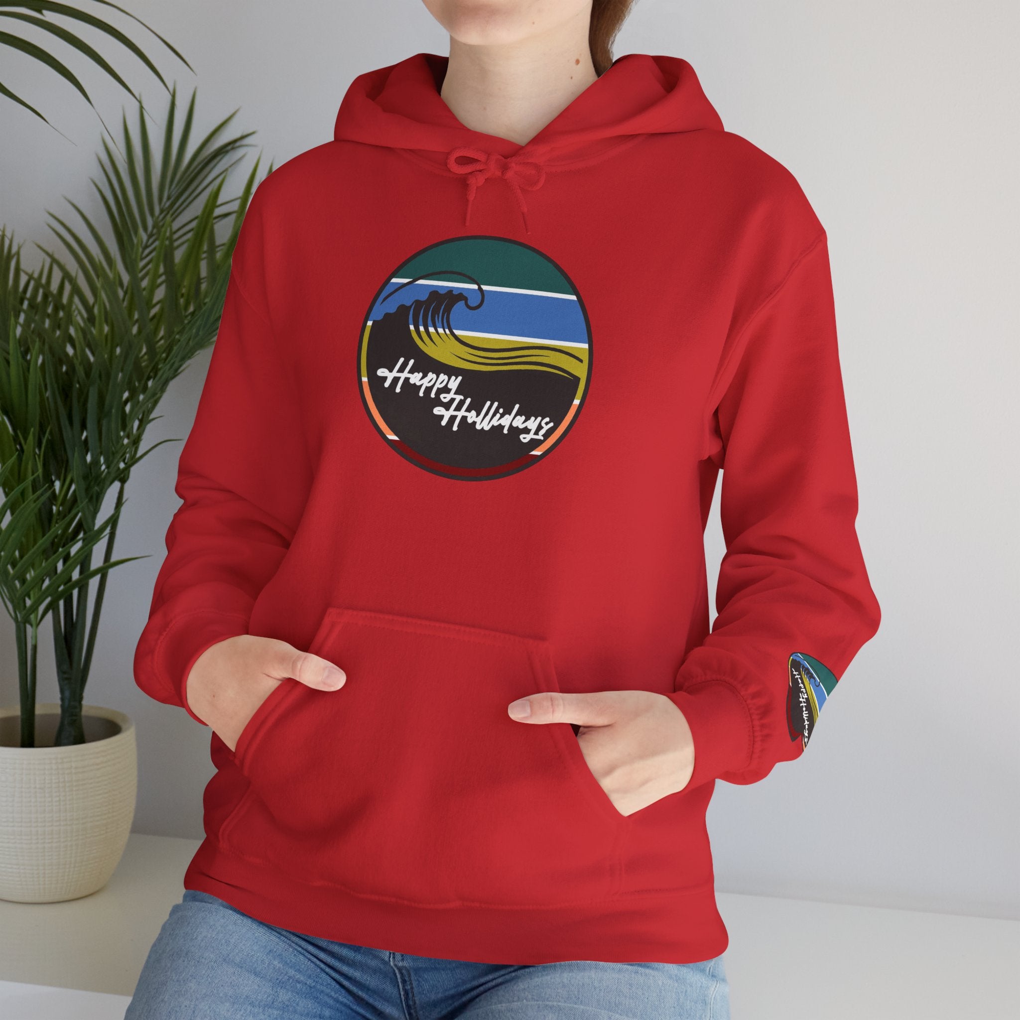 Happy Hollidays Wave Logo Hoodie