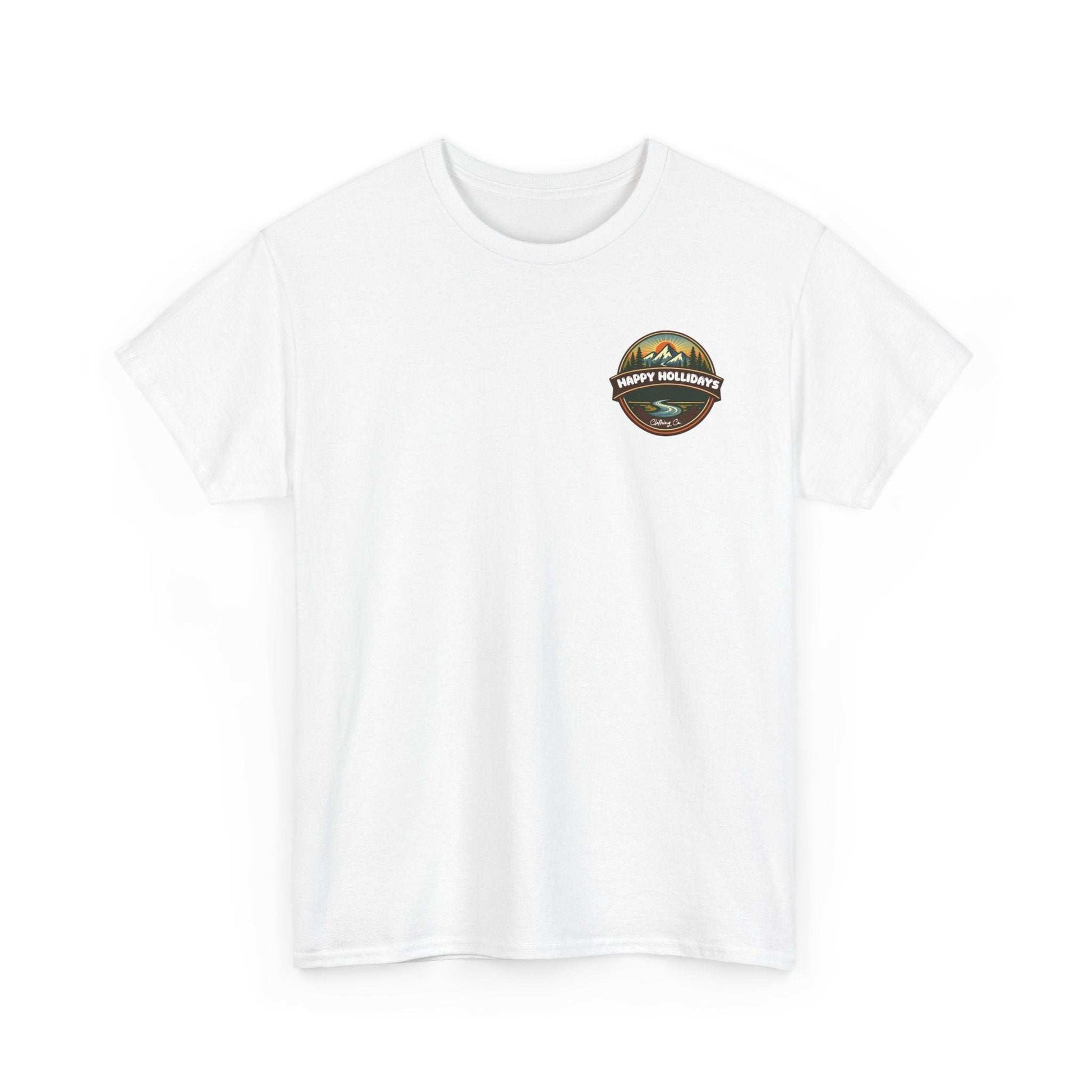 Happy Hollidays Mountain Logo T-Shirt