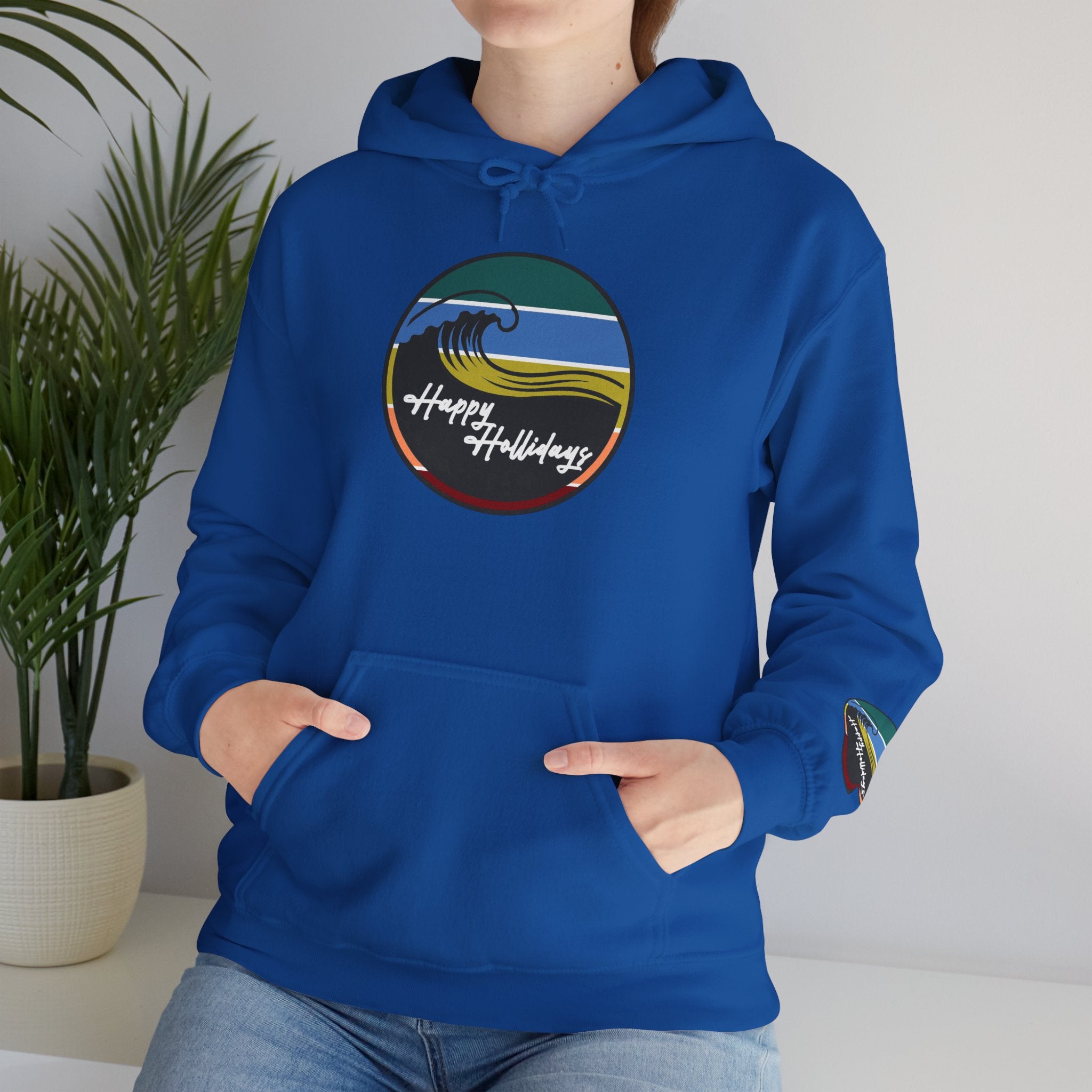 Happy Hollidays Wave Logo Hoodie