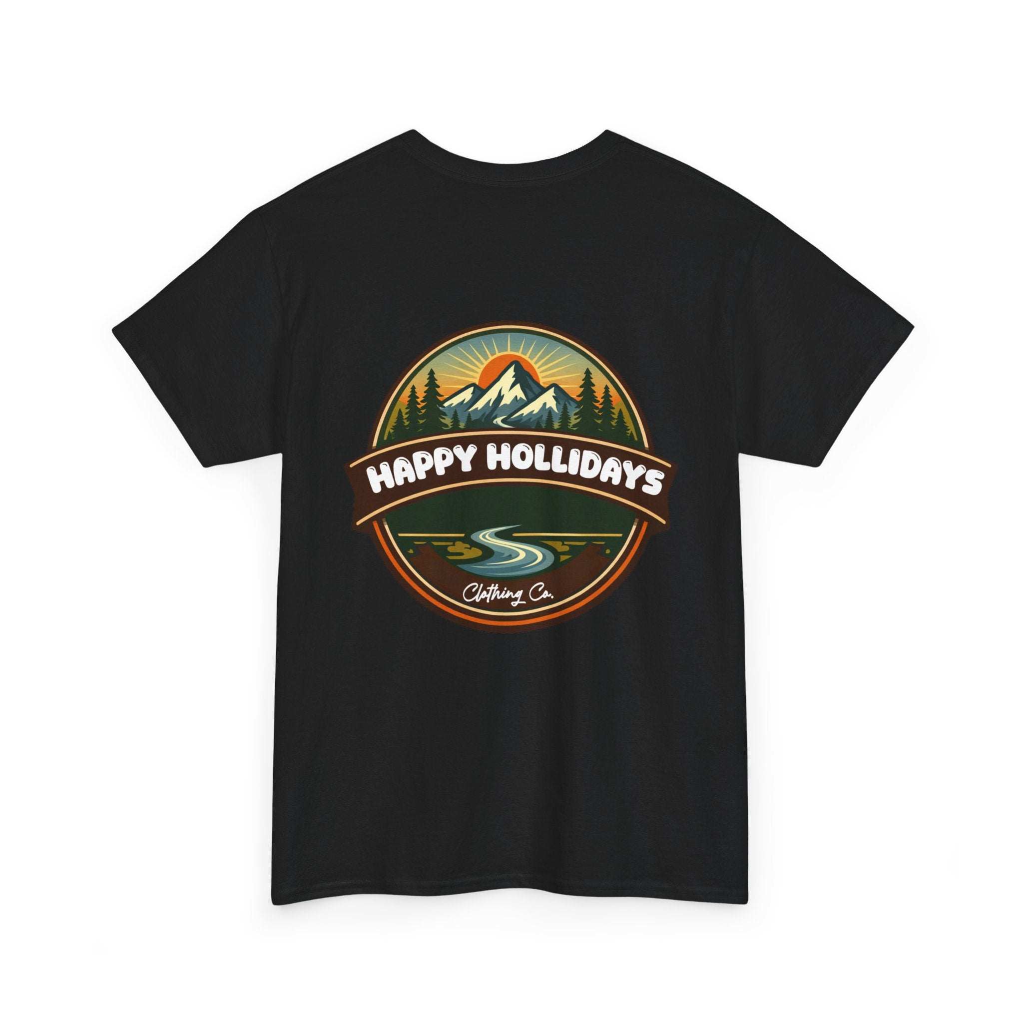 Happy Hollidays Mountain Logo T-Shirt