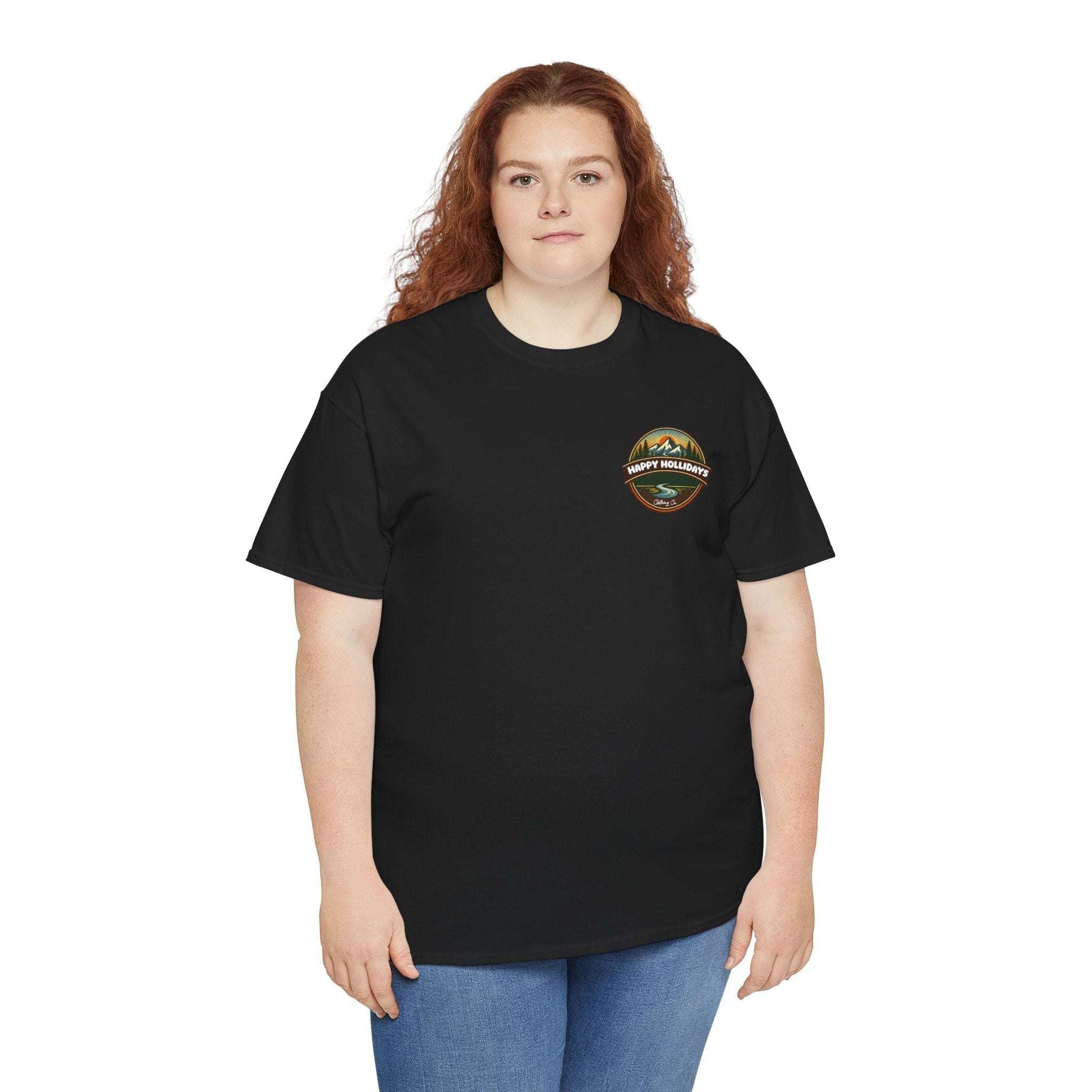 Happy Hollidays Mountain Logo T-Shirt