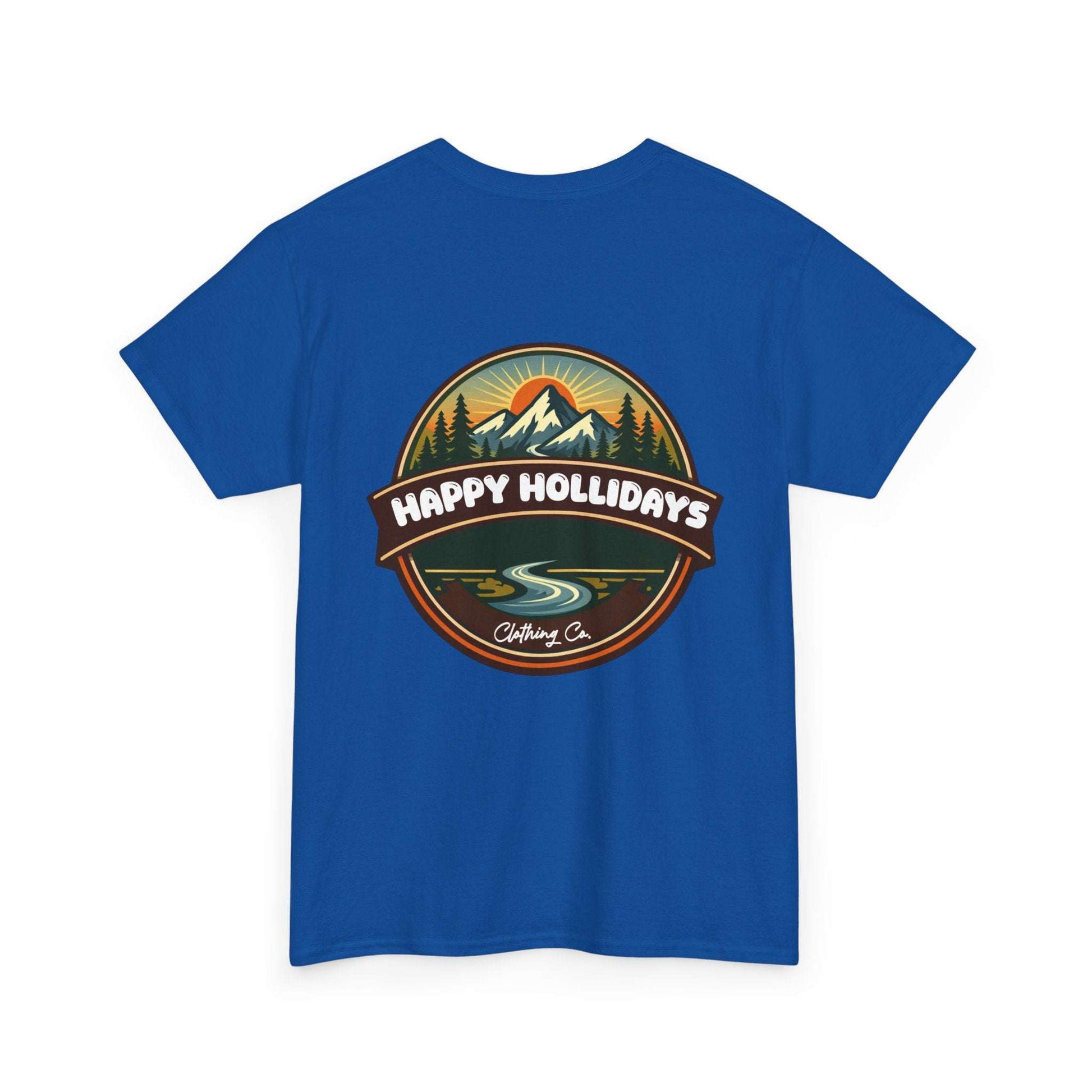Happy Hollidays Mountain Logo T-Shirt