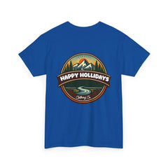 Happy Hollidays Mountain Logo T-Shirt