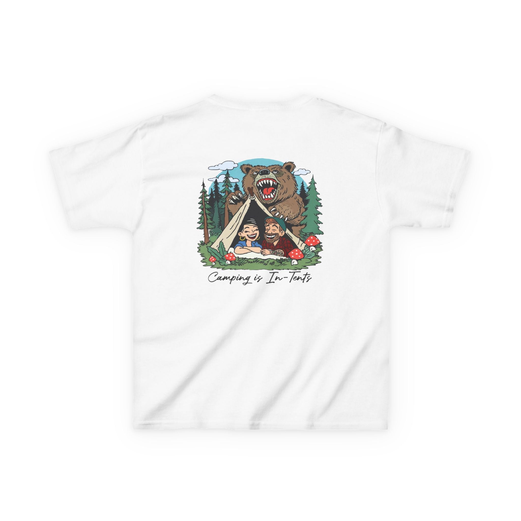Camping is In-Tents Kids T-Shirt