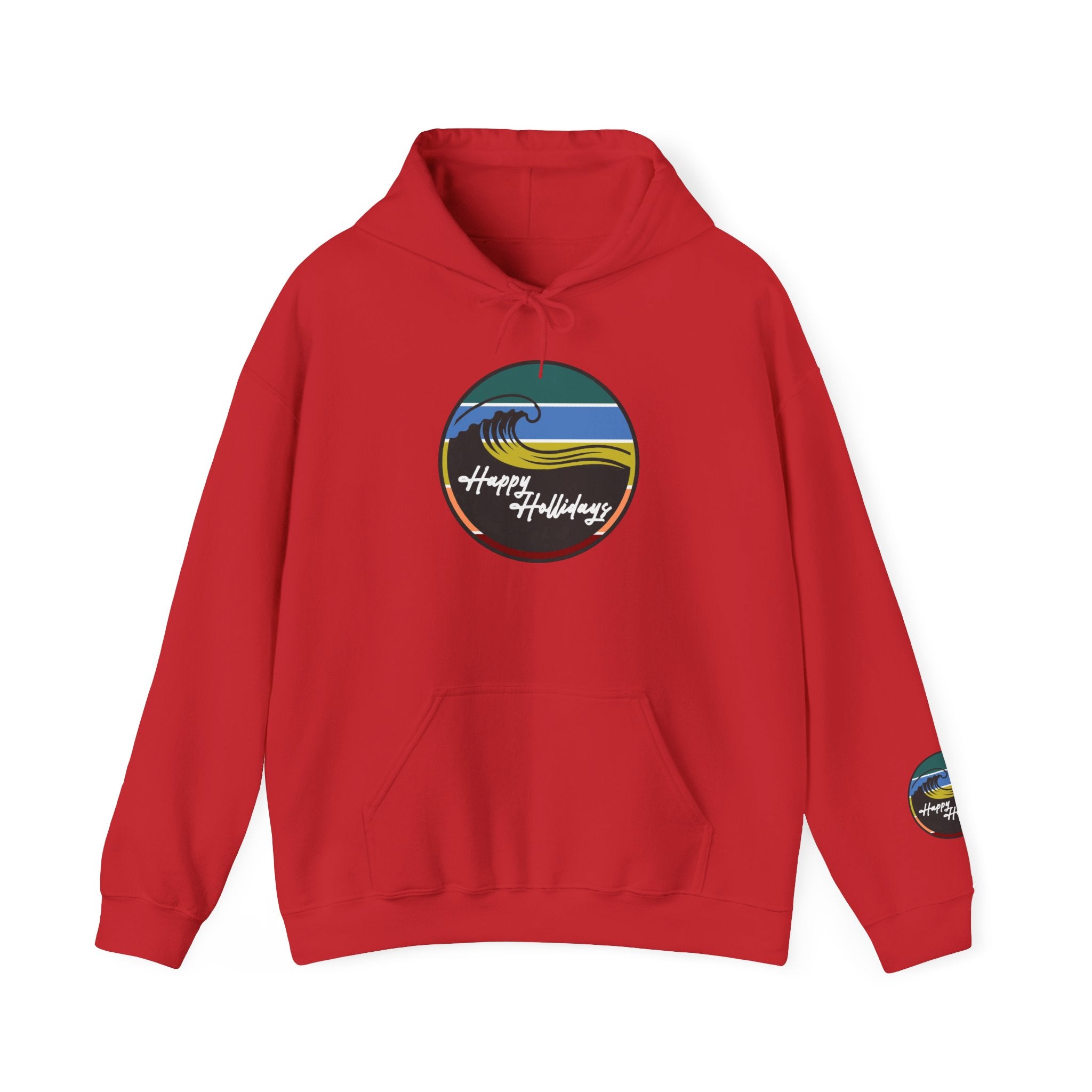 Happy Hollidays Wave Logo Hoodie