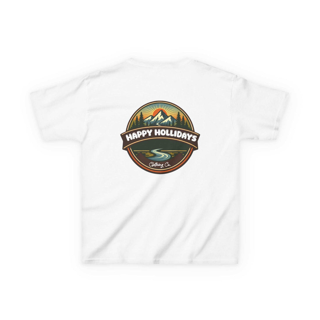 Happy Hollidays Mountain Logo