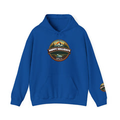 Happy Hollidays Mountain Logo Hoodie