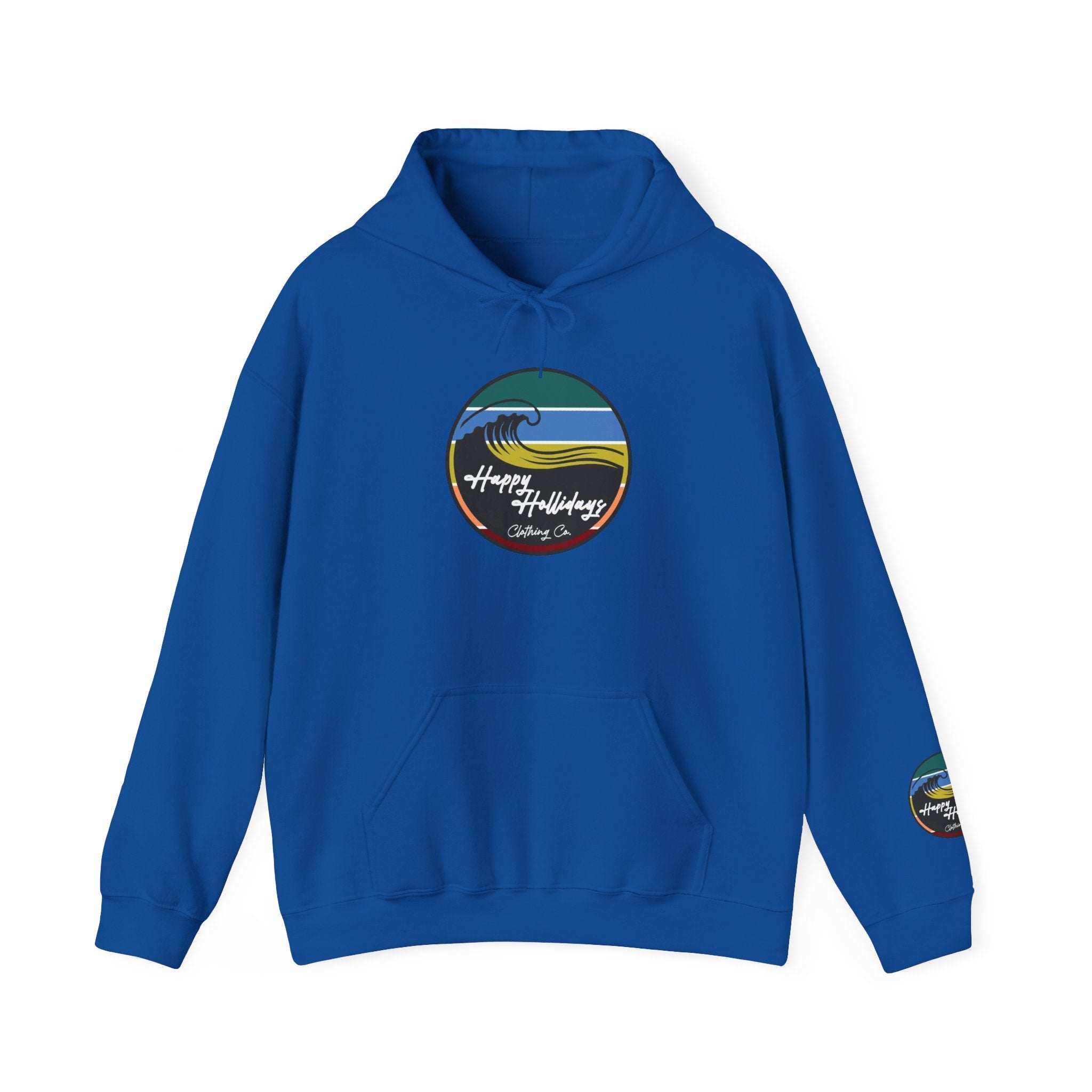 Happy Hollidays Wave Logo Hoodie