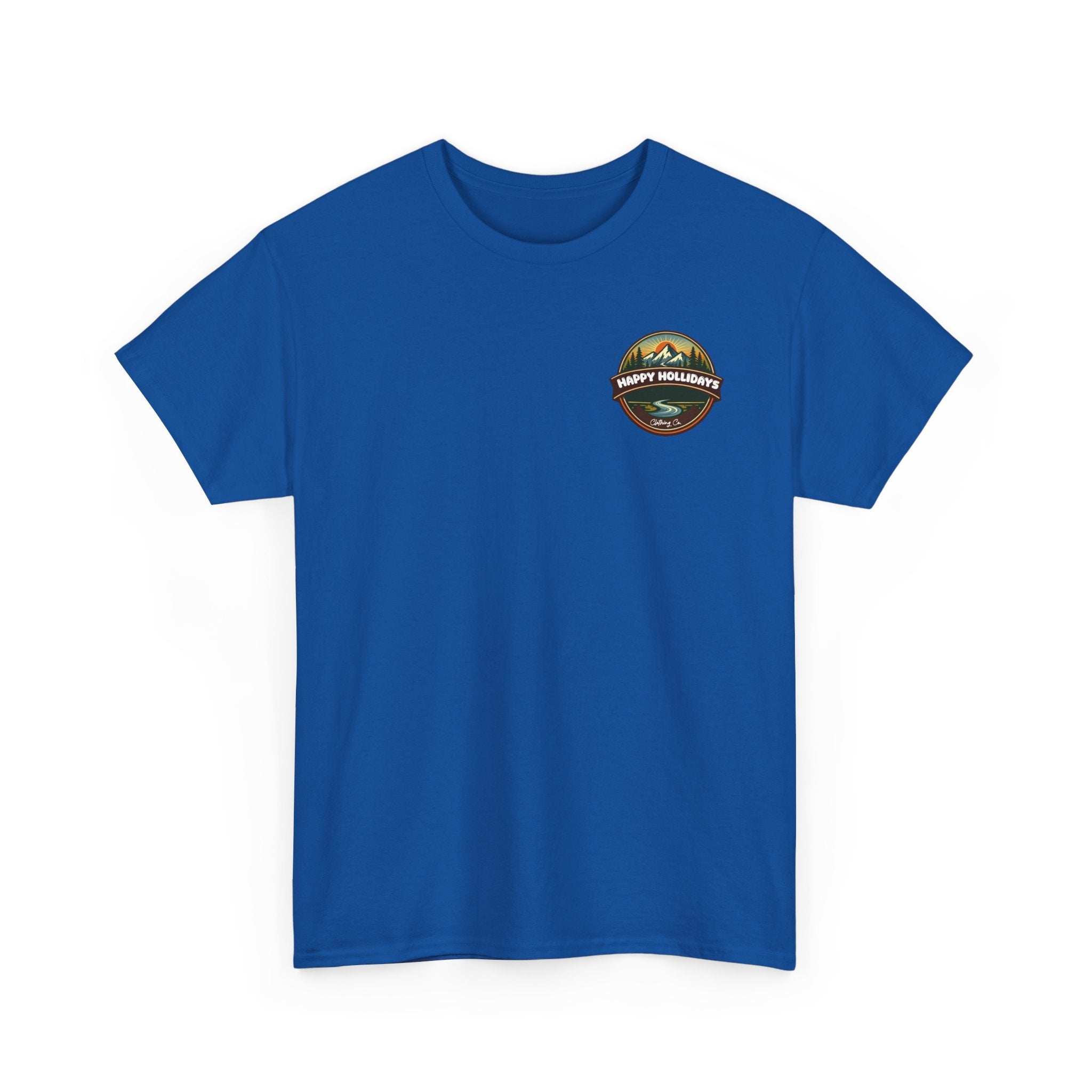 Happy Hollidays Mountain Logo T-Shirt