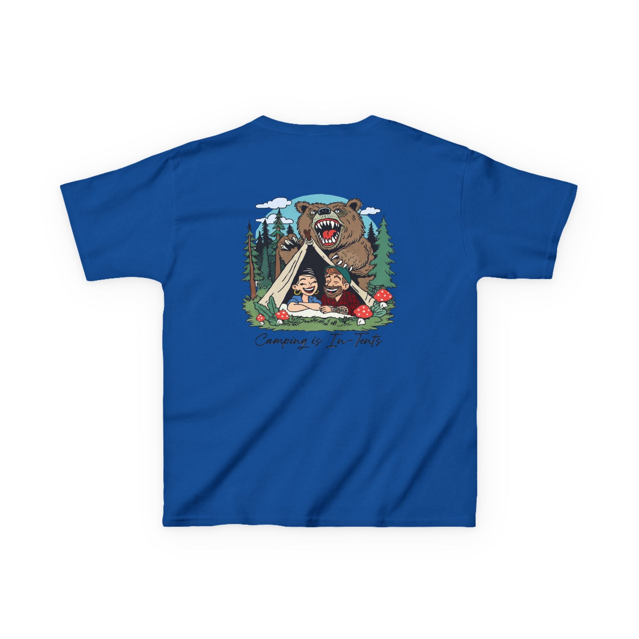 Camping is In-Tents Kids T-Shirt