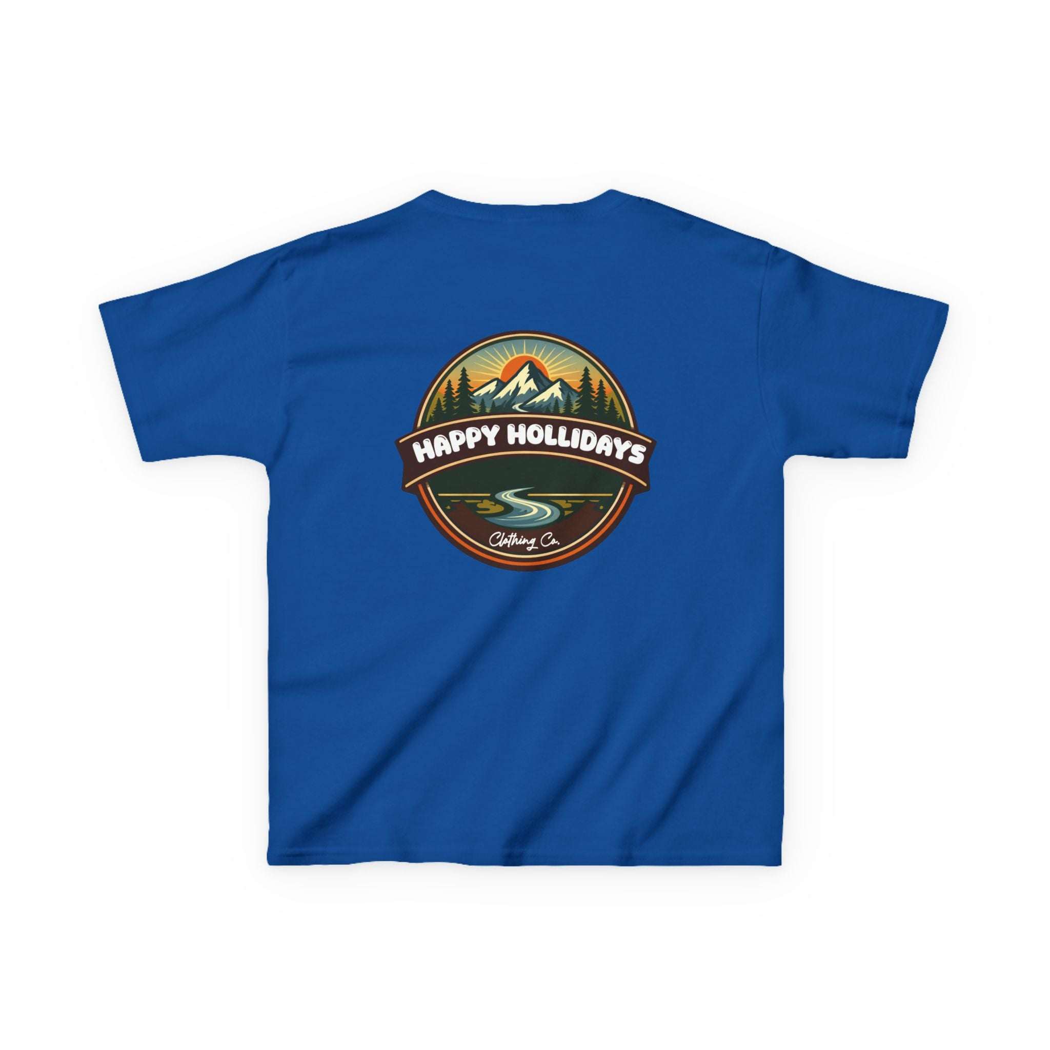 Happy Hollidays Mountain Logo