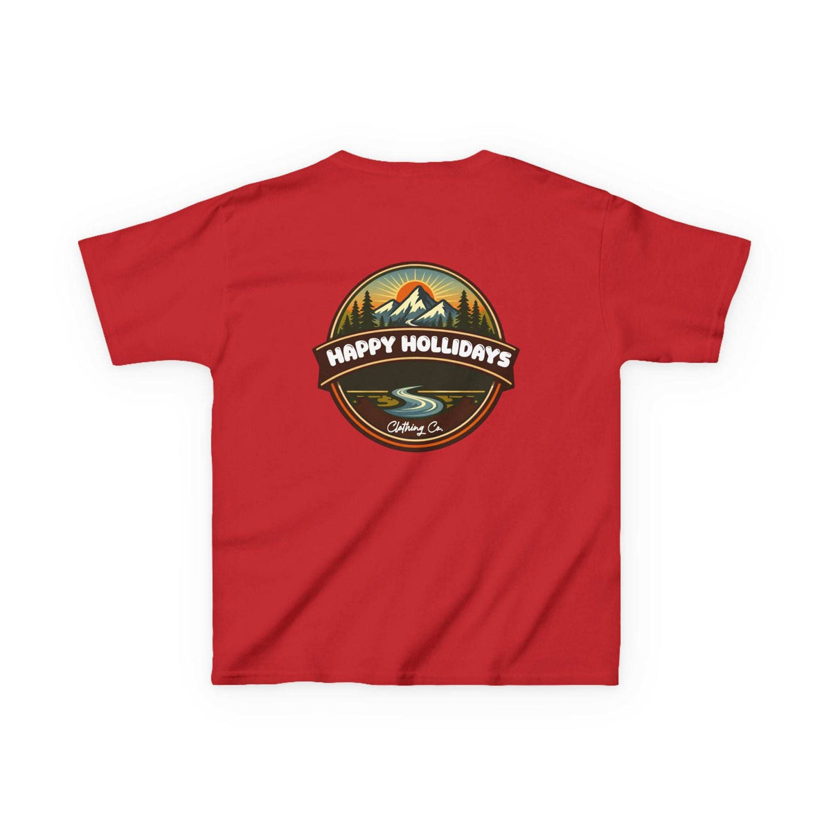 Happy Hollidays Mountain Logo
