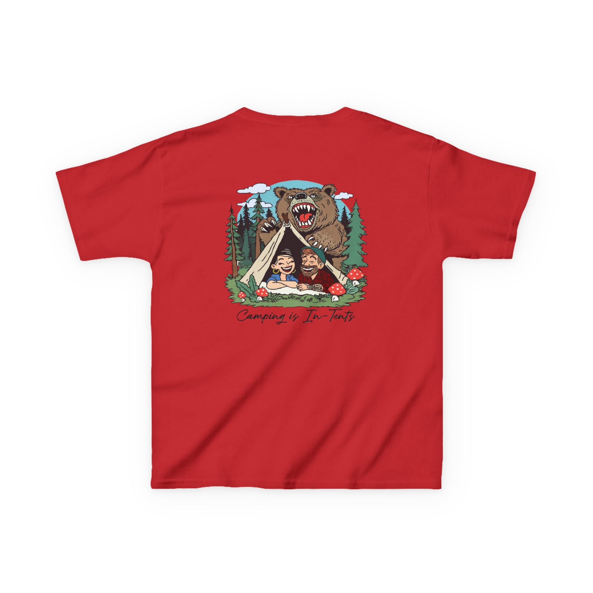 Camping is In-Tents Kids T-Shirt