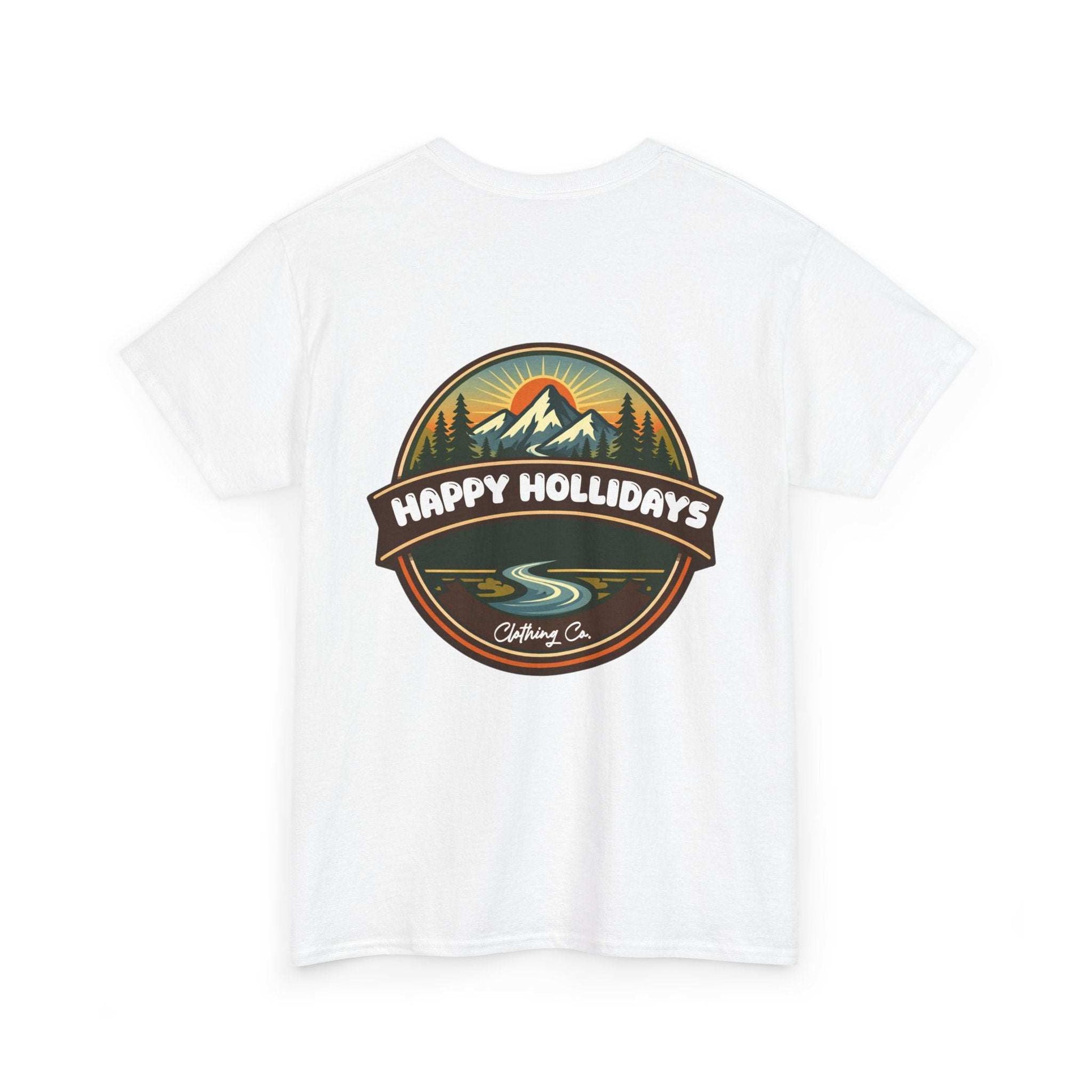 Happy Hollidays Mountain Logo T-Shirt