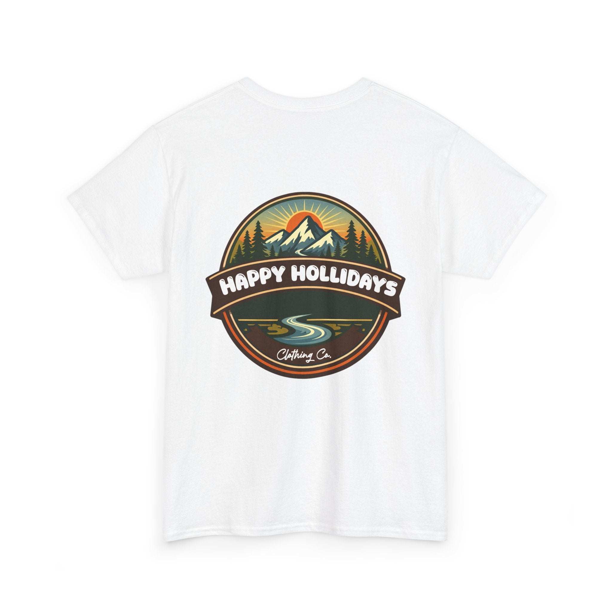 Happy Hollidays Mountain Logo T-Shirt