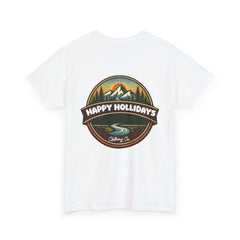 Happy Hollidays Mountain Logo T-Shirt